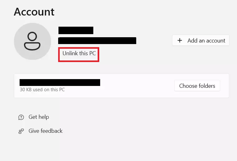 Configurações de conta no OneDrive Configurações de conta no OneDrive