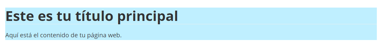 Fondo HTML: ejemplo de color Imagem: Fondo HTML: ejemplo de color