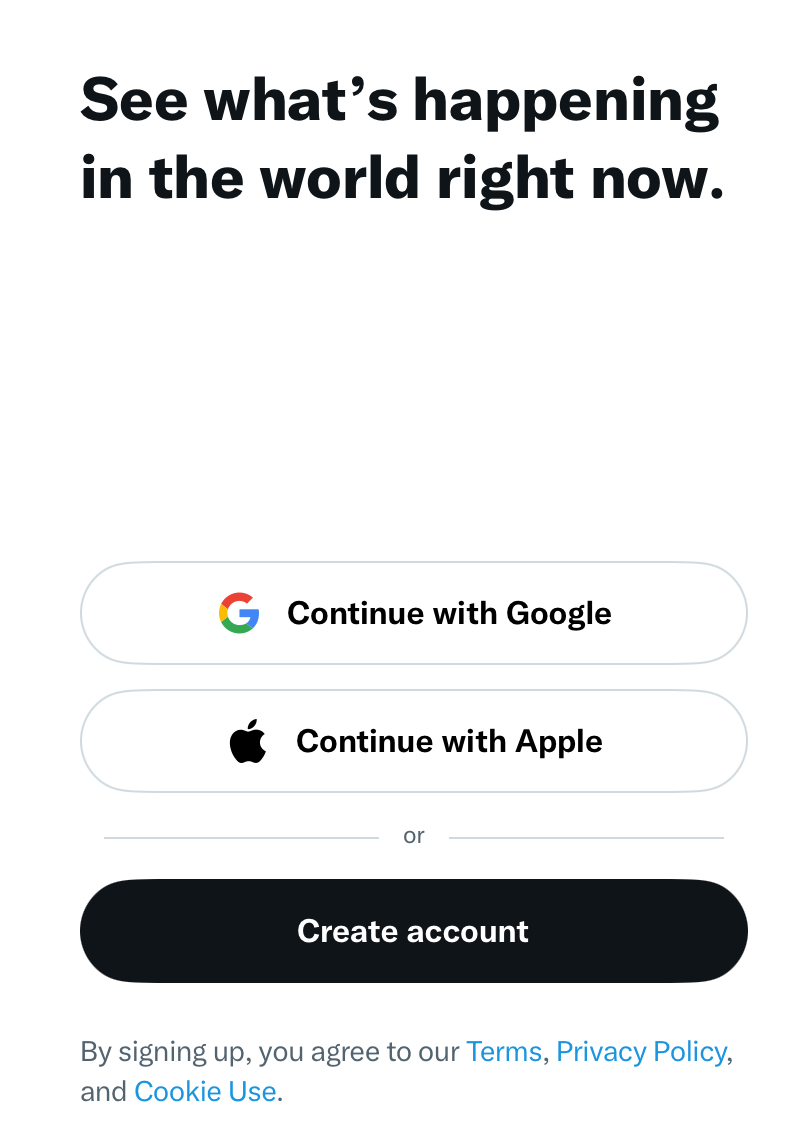 Iniciar sesión en Twitter Imagem: Iniciar sesión en Twitter