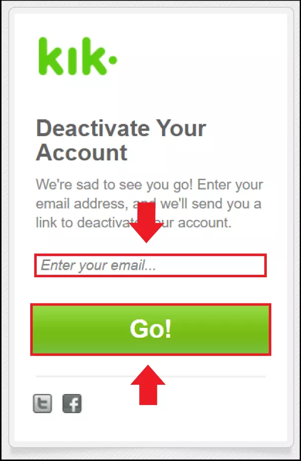Imagem: Indica tu dirección de correo registrada y haz clic en “Go!”