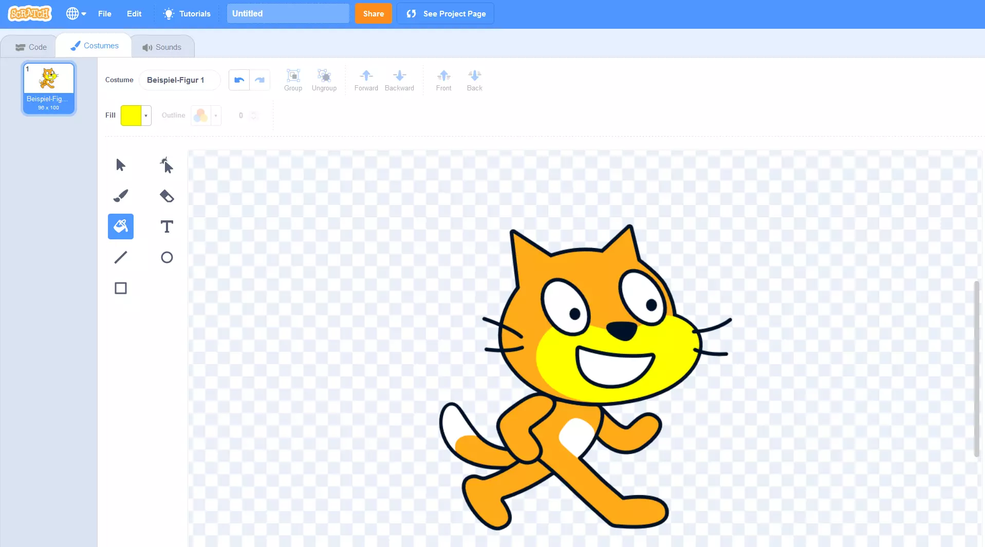 Imagem: Scratch: editor de disfraces