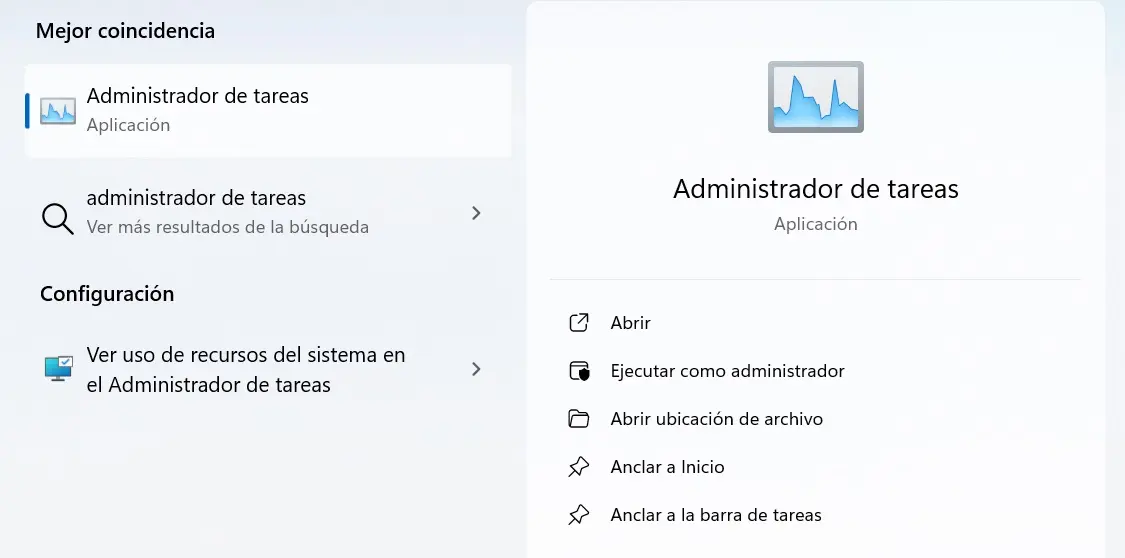 Imagem: Resultados de búsqueda para “administrador de tareas“
