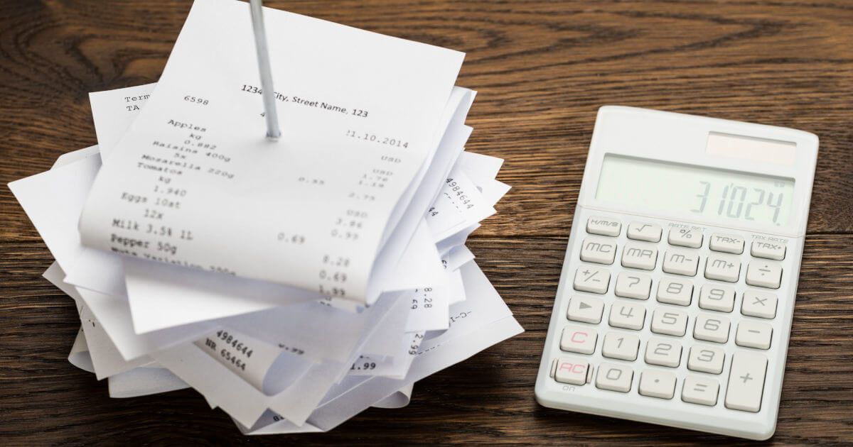 Why are receipts important for good bookkeeping? 