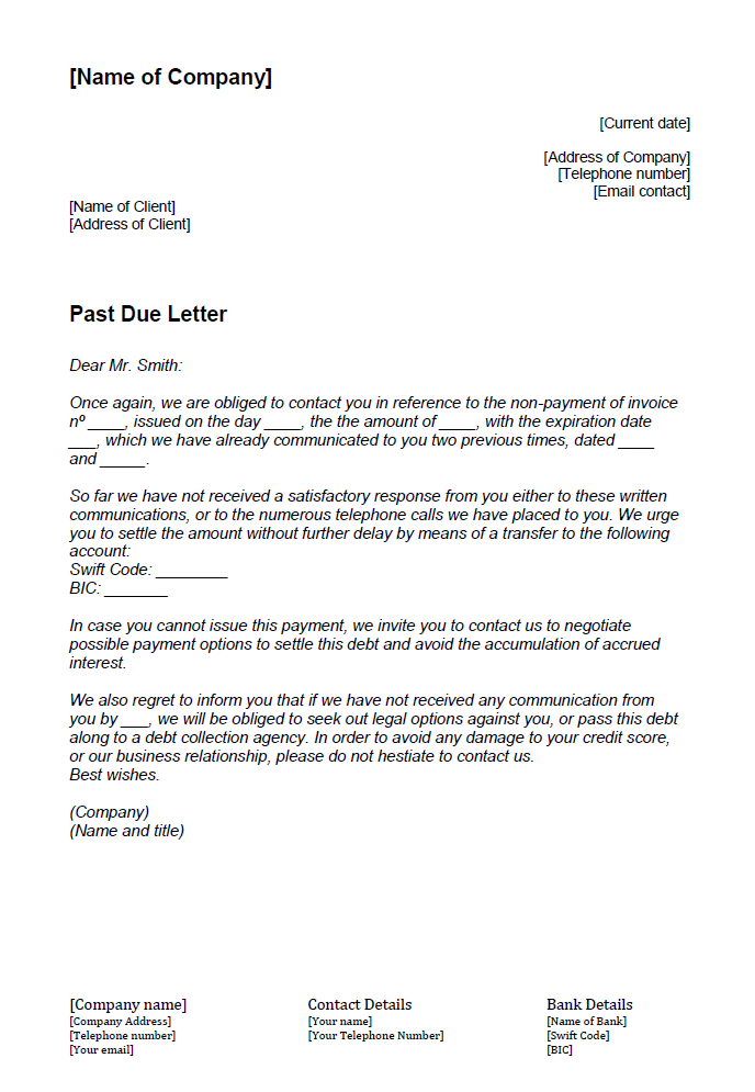 Past Due Invoice Letter Template from www.ionos.com